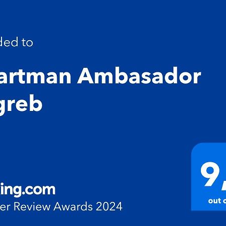 Apartman Ambasador Zagreb Extérieur photo